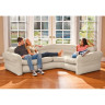 Угловой надувной диван INTEX 68575, 257×203×76 см
